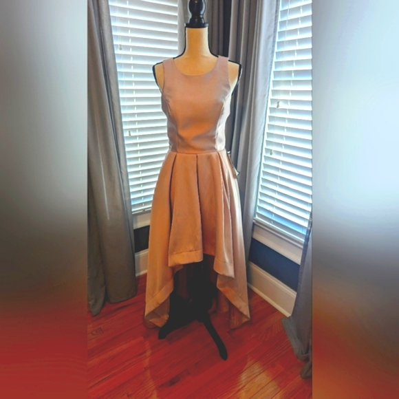 Speechless Satin Twill High-Low dress - Picture 2 of 6
